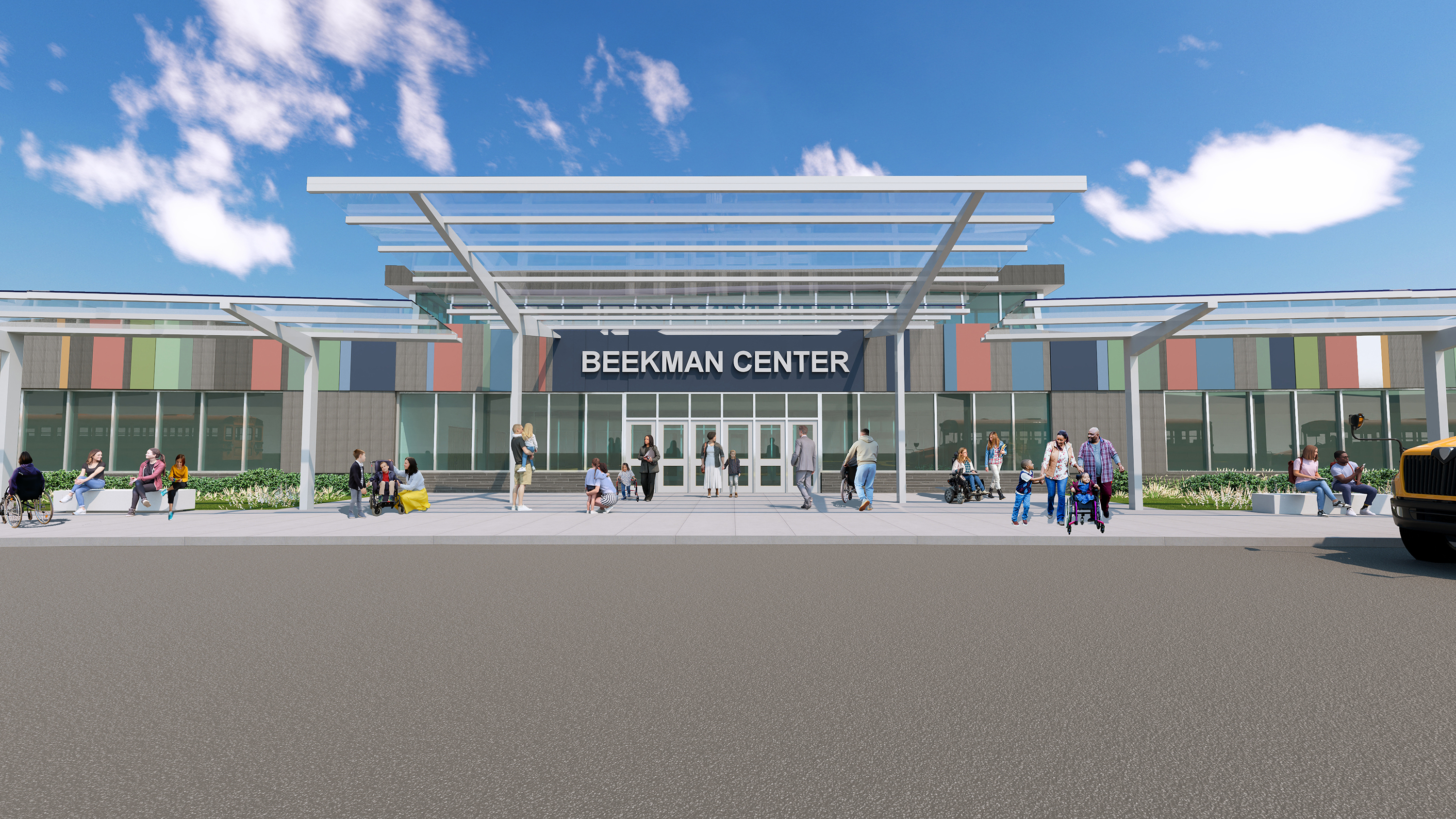 Beekman Center - Proposed Entryway - Artistic Rendering