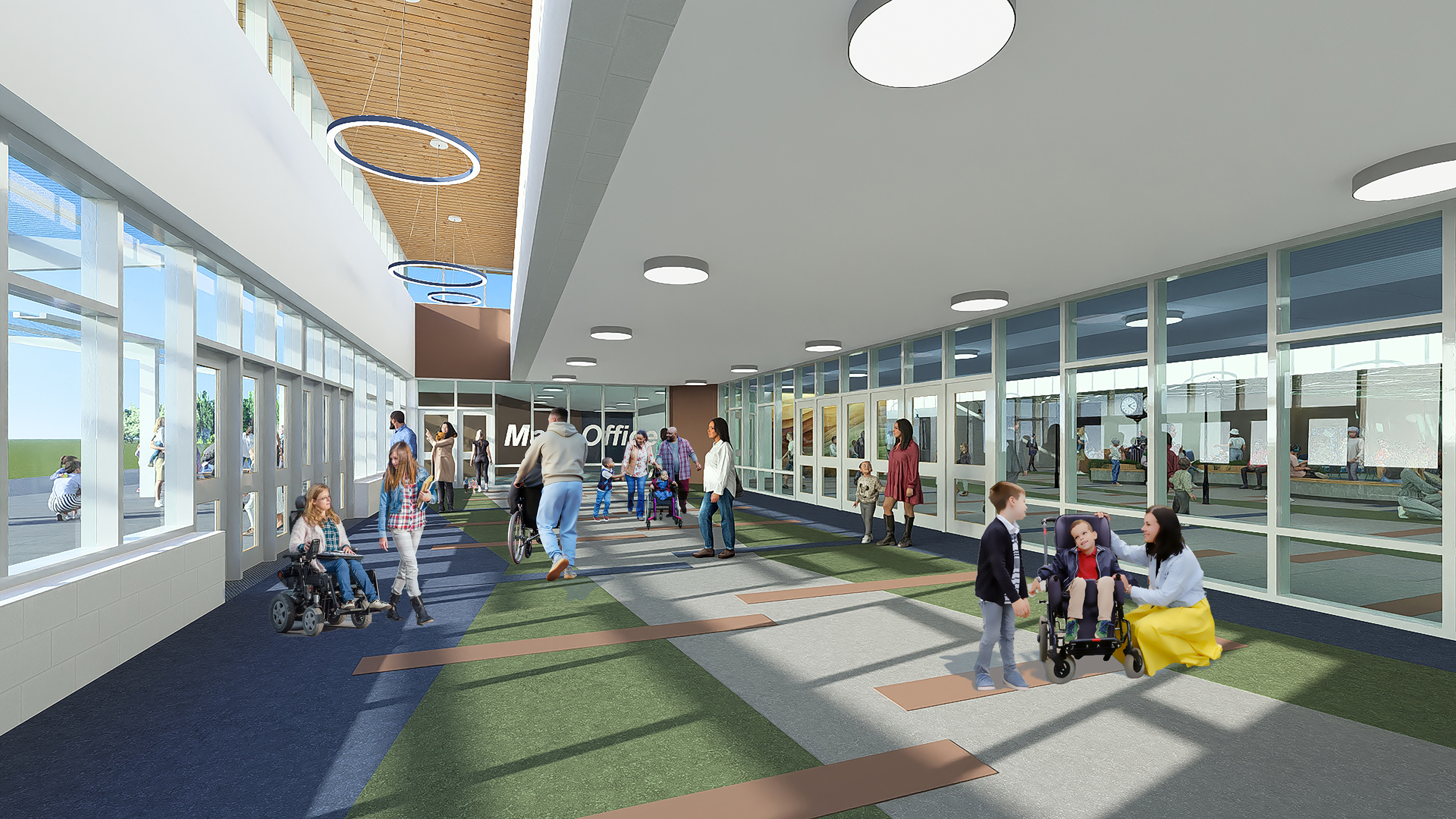 Proposed Vestibule - artistic drawing