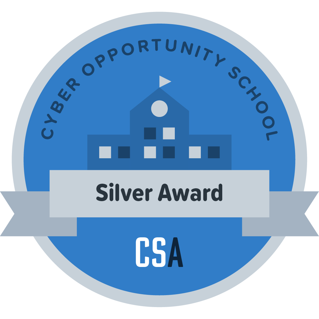 Cyber School Silver Award badge