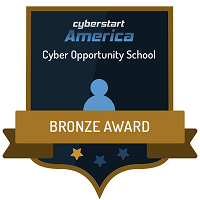 Logo for Bronze level of Cyberstart America designation